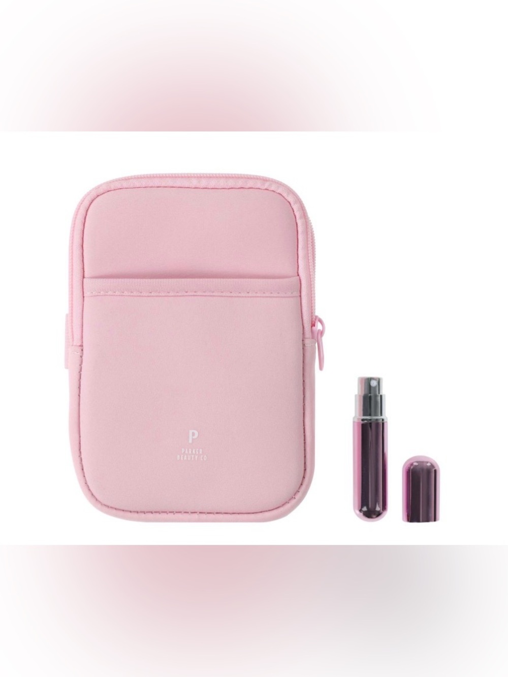 NWT Pink Adjustable Water Bottle Pouch